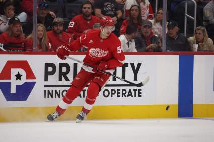 Red Wings Rookie Makes Immediate Impact In NHL Debut