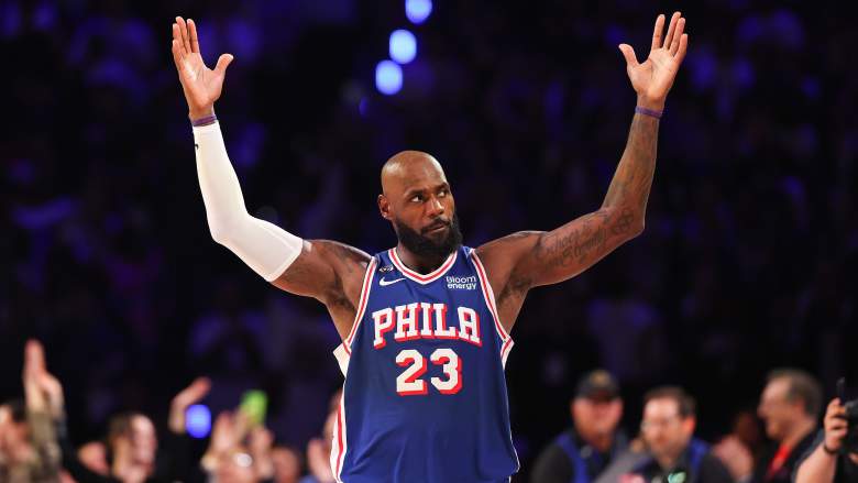 Philadelphia 76ers forward LeBron James