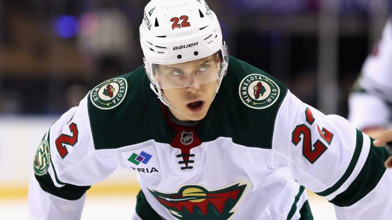 Danila Yurov #22 of the Minnesota Wild skates