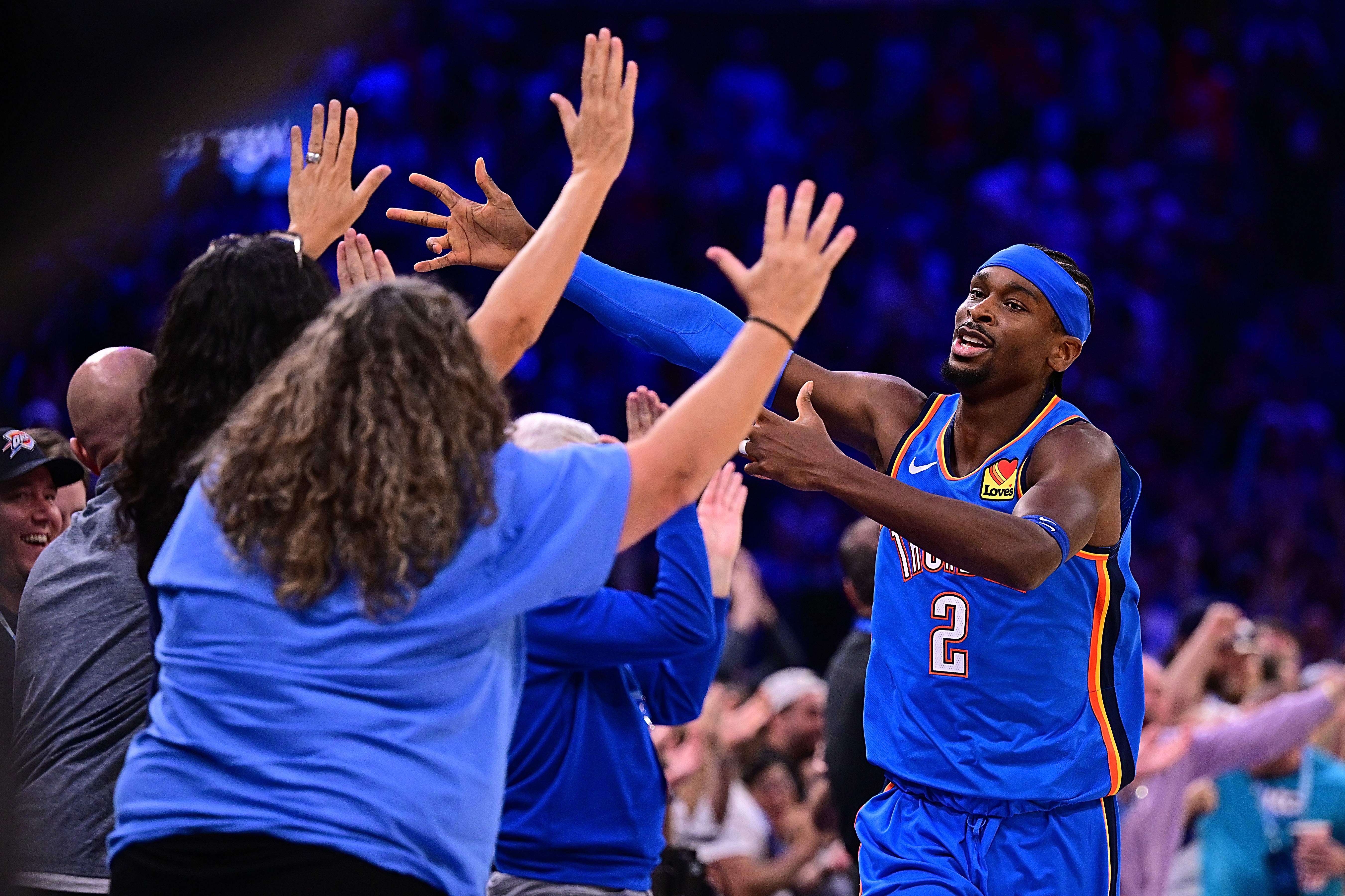 Denver Nuggets v Oklahoma City Thunder