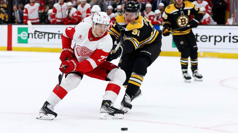 The Boston Bruins want to acquire Simon Edvinsson from the Detroit Red Wings.