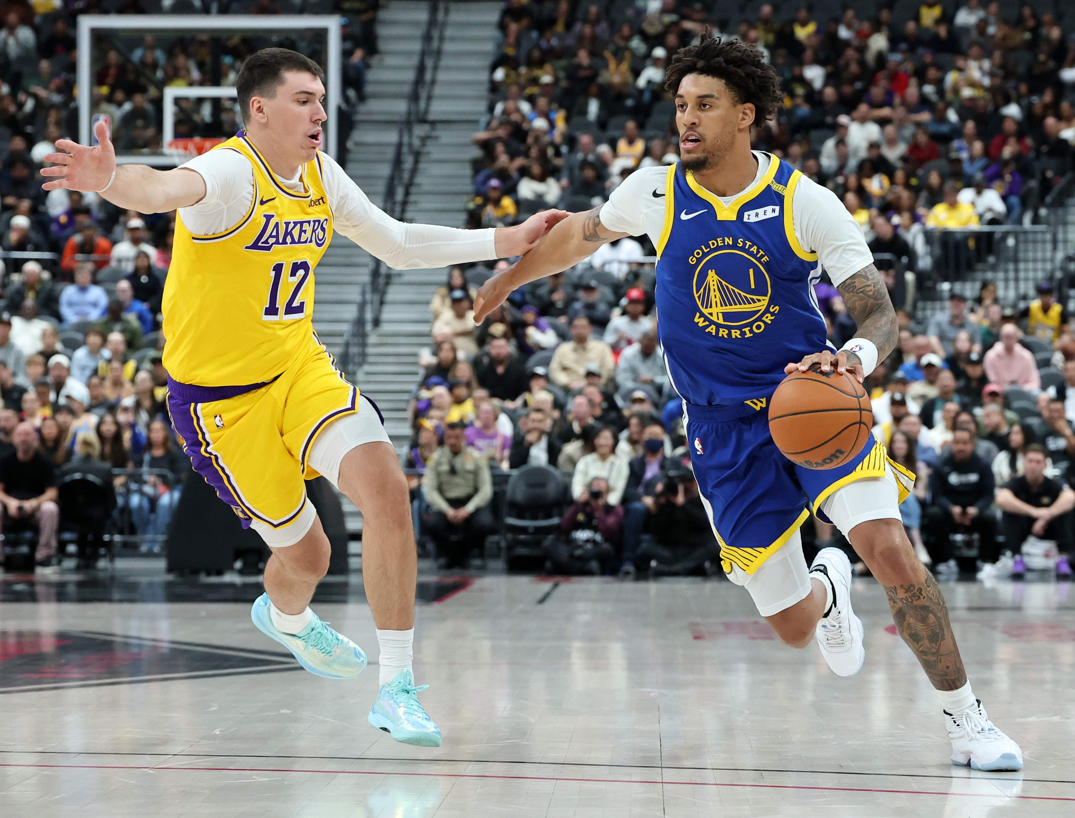 Golden State Warriors v Los Angeles Lakers