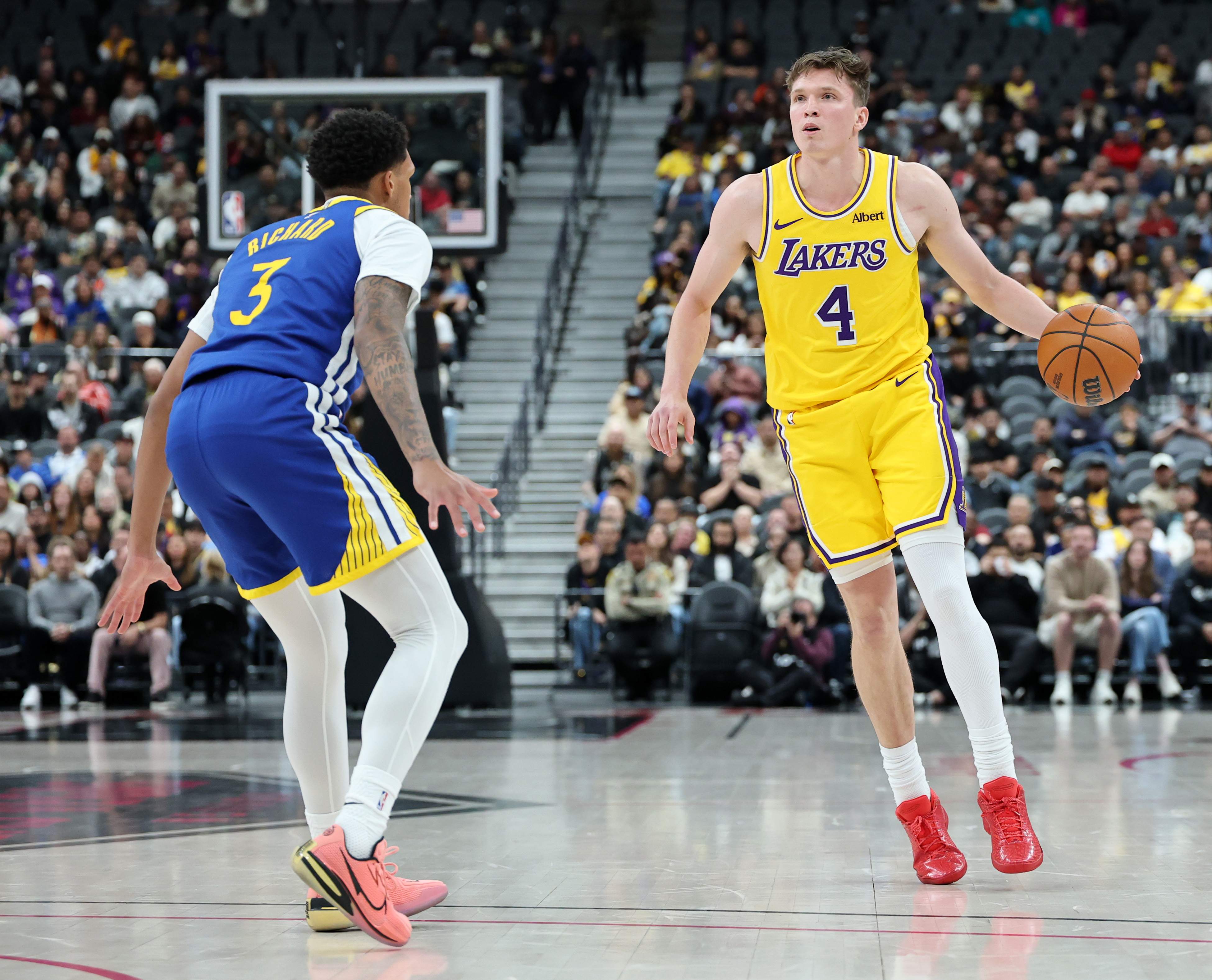 Golden State Warriors v Los Angeles Lakers