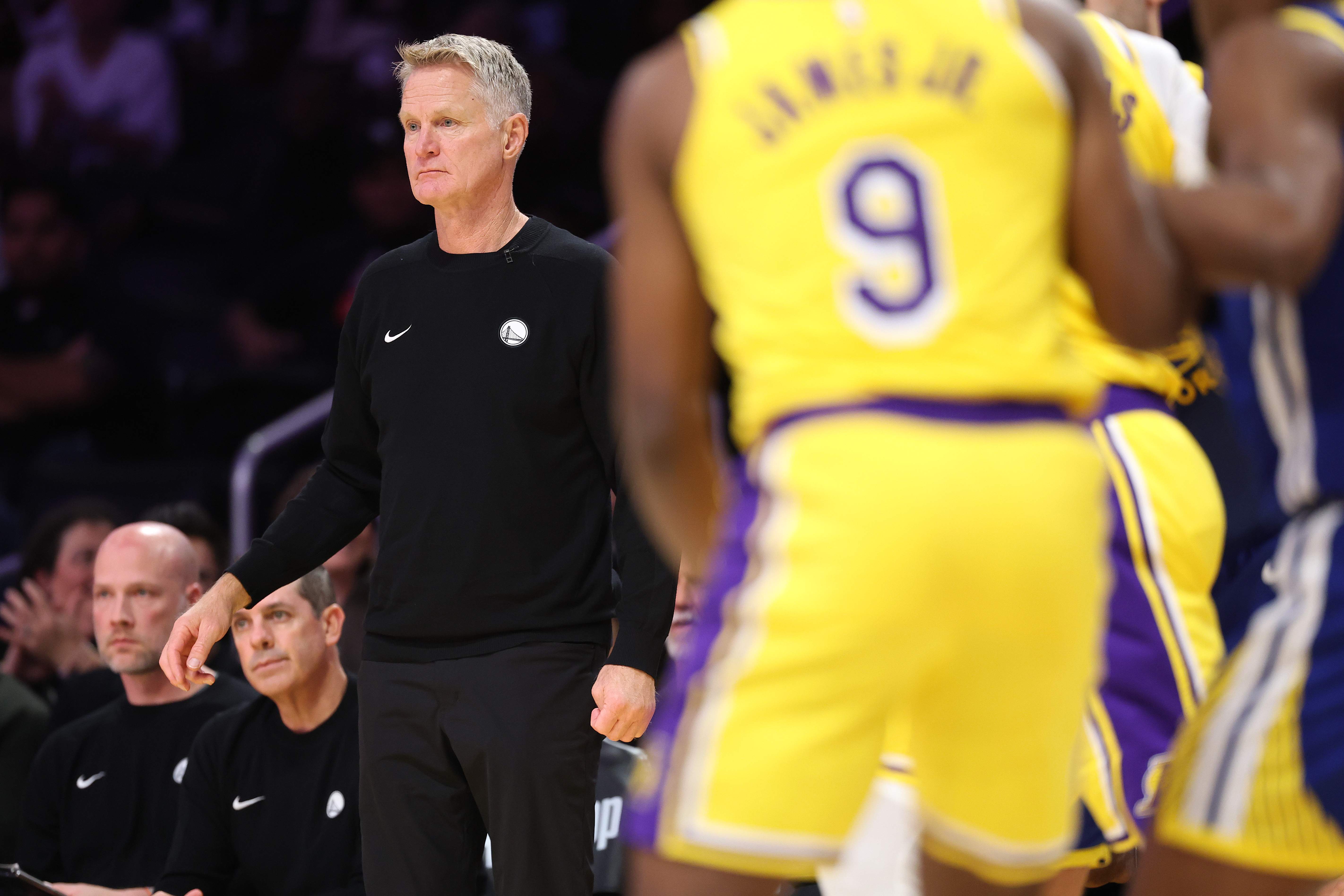 Golden State Warriors v Los Angeles Lakers