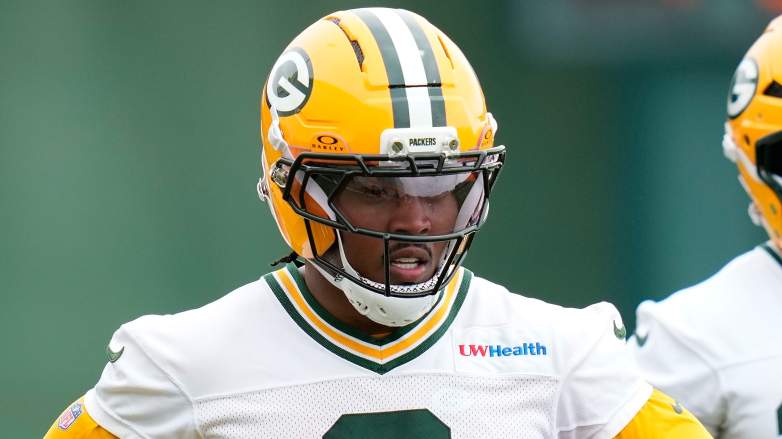 Green Bay Packers running back Josh Jacobs