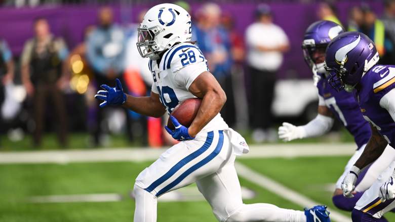 Indianapolis Colts running back Jonathan Taylor