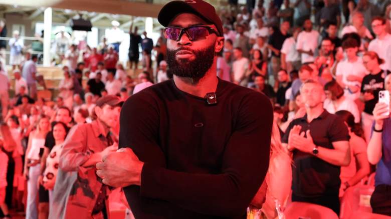 Jaylen Brown reacts