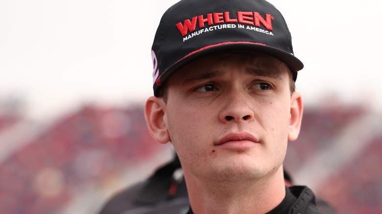 Jesse Love, driver of the #2 Whelen Chevrolet, waits on the grid