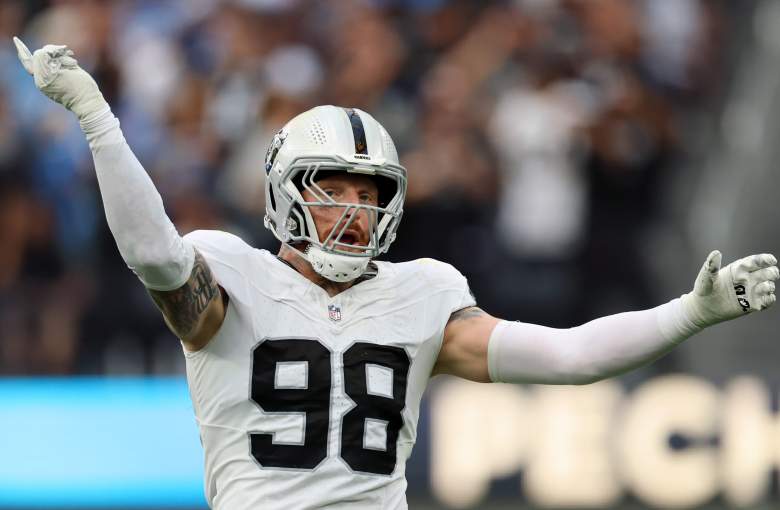Las Vegas Raiders pass rusher Maxx Crosby