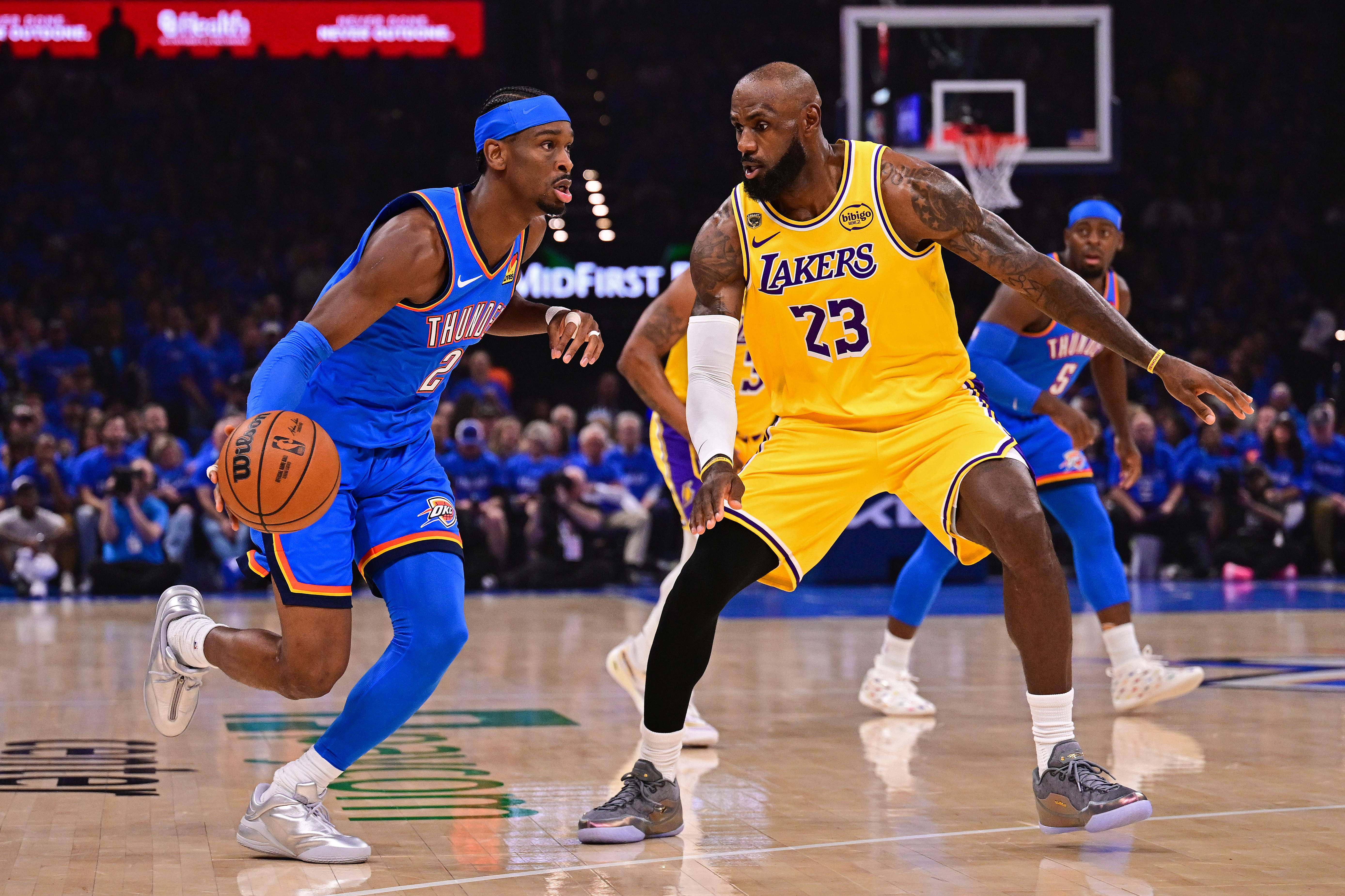 Los Angeles Lakers v Oklahoma City Thunder - Game One