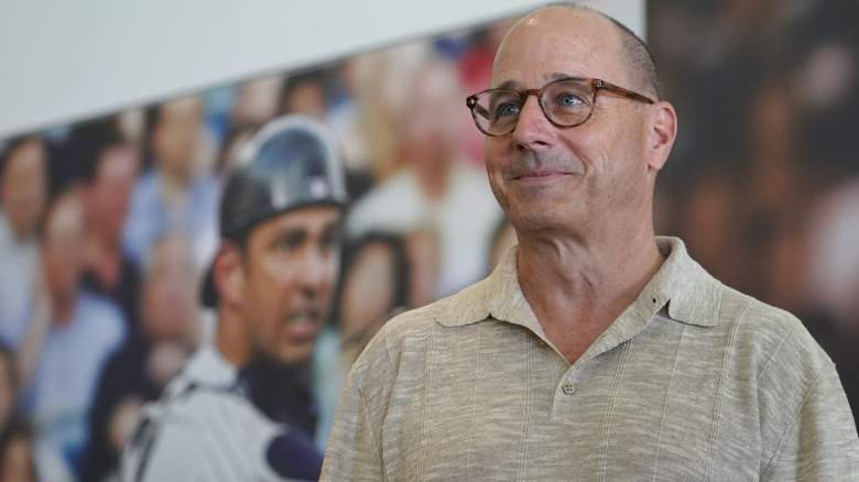 General Manager of the New York Yankees Brian Cashman speaks
