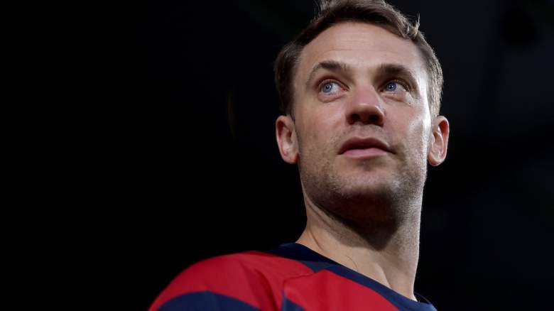 Goalkeeper Manuel Neuer of Bayern Munich looks on during the DFB Cup