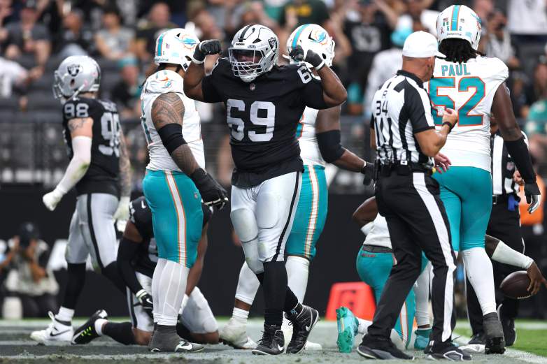 Miami Dolphins v Las Vegas Raiders