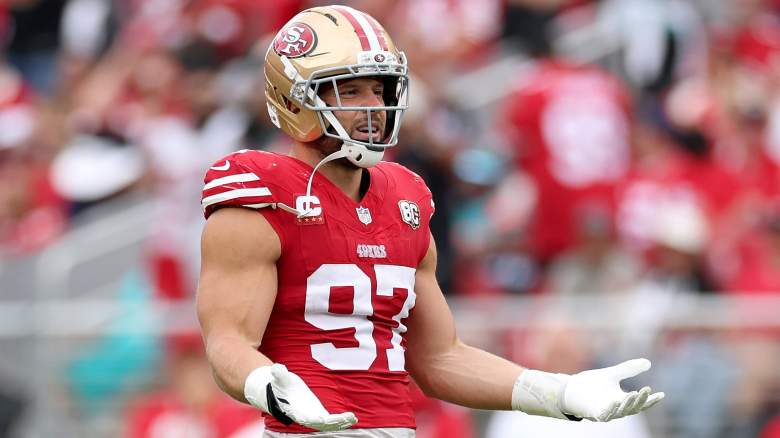 San Francisco 49ers defensive end Nick Bosa