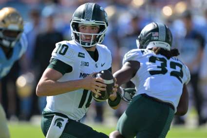 Michigan State QB Carousel Reaches New Low Against No.9 UCLA