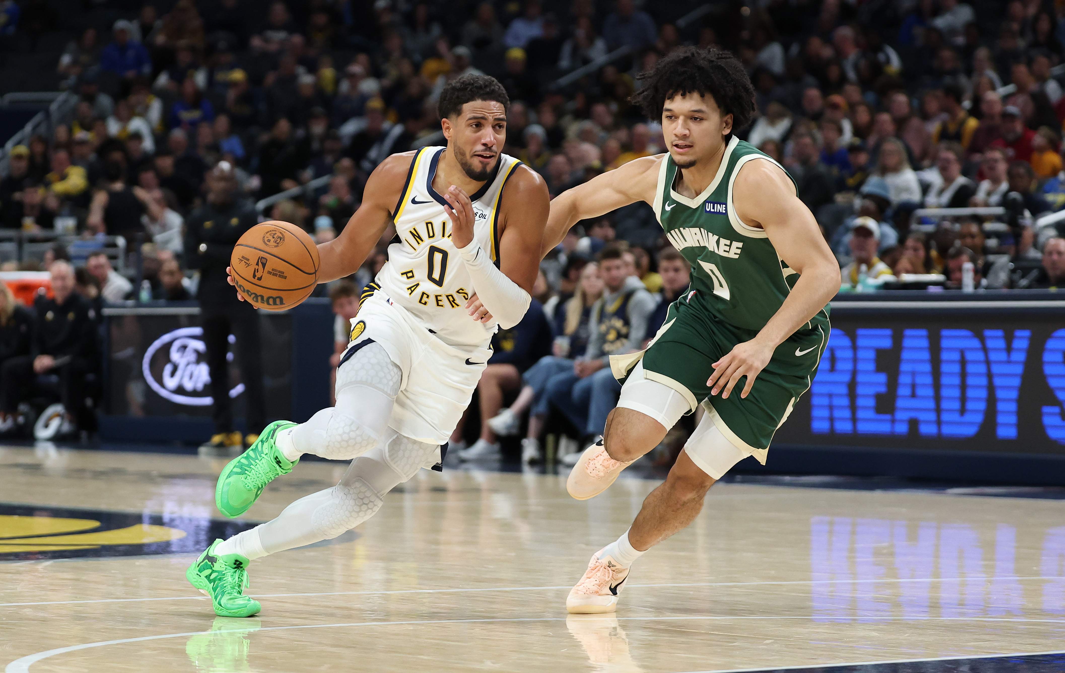 Milwaukee Bucks v Indiana Pacers