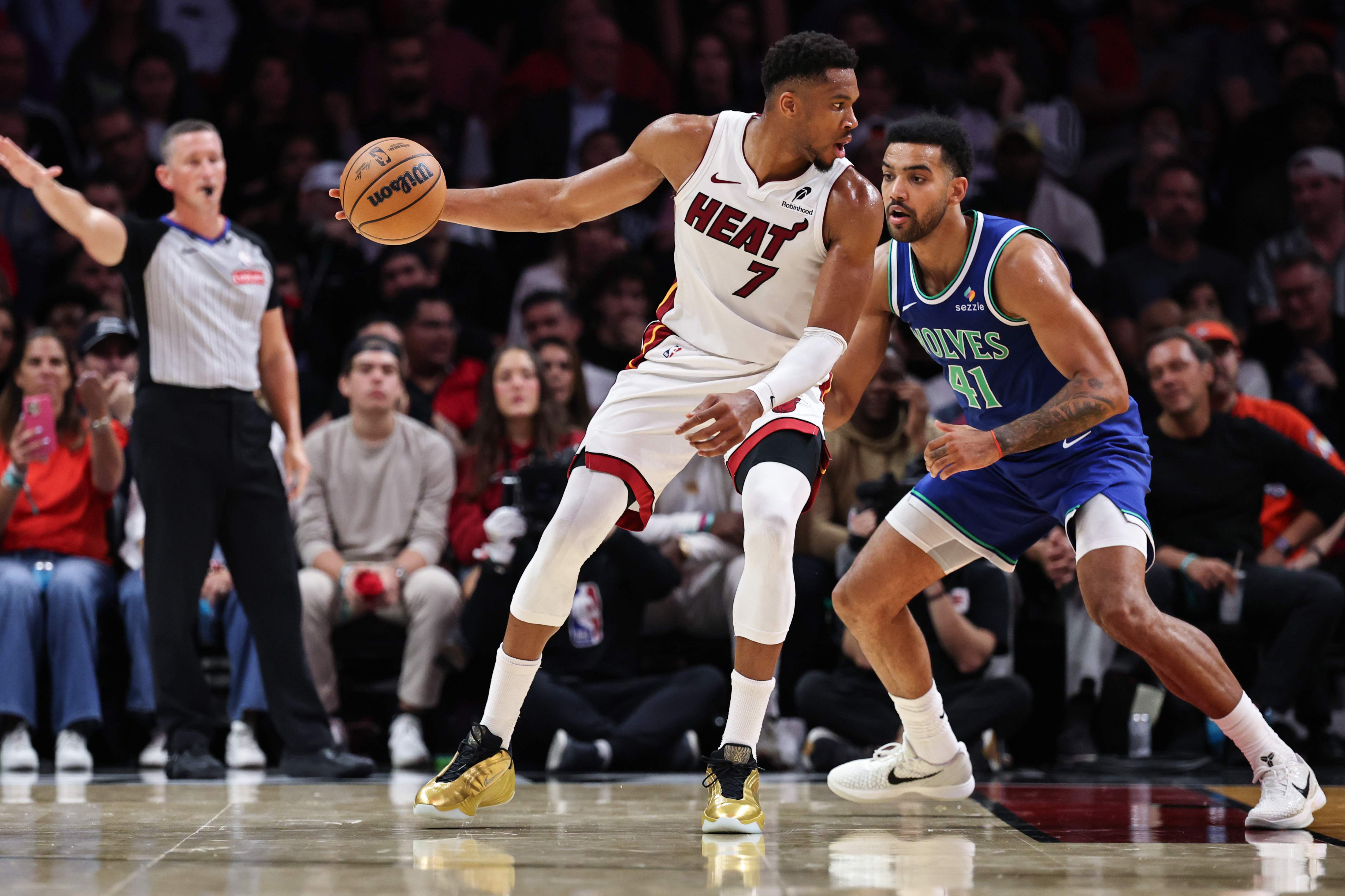 Minnesota Timberwolves v Miami Heat