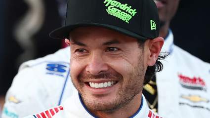 Kyle Larson Quietly Sets NASCAR Record, Passes Denny Hamlin Before Martinsville