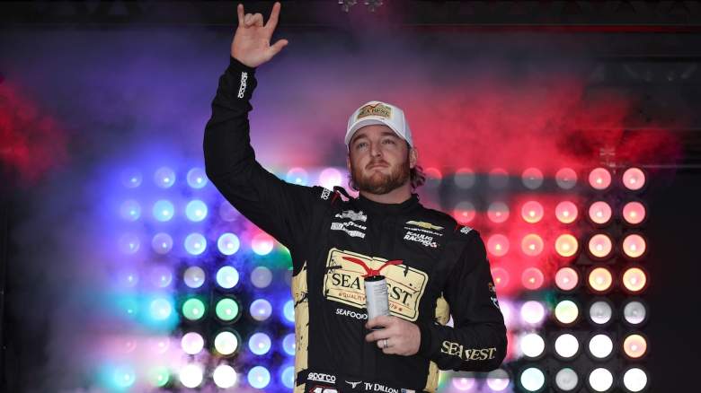 Ty Dillon, driver of the #10 Sea Best Chevrolet, waves to fans