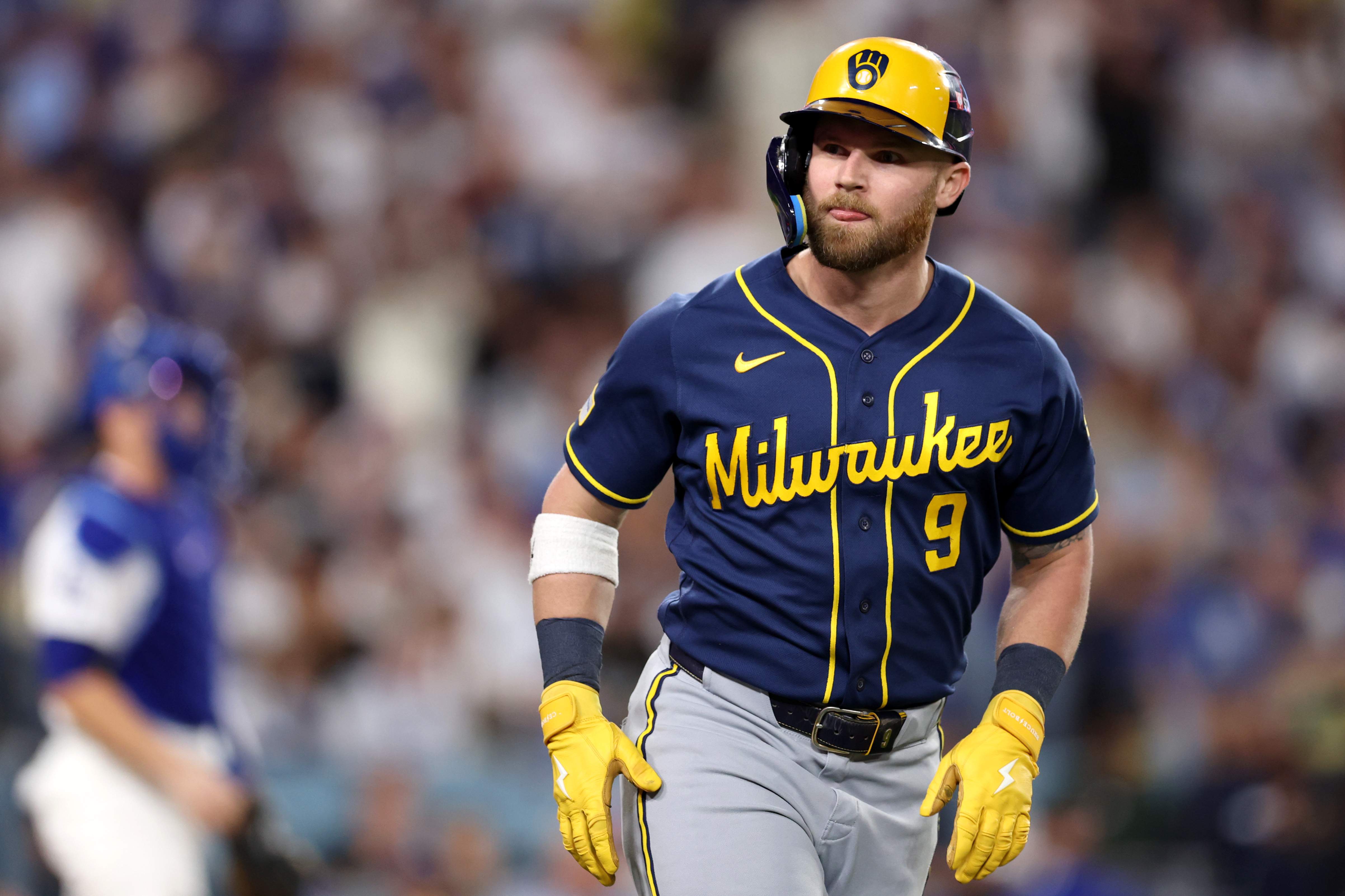 National League Championship Series: Milwaukee Brewers v Los Angeles Dodgers - Game Three
