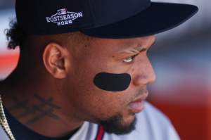 National League Division Series: Atlanta Braves v Los Angeles Dodgers - Game One