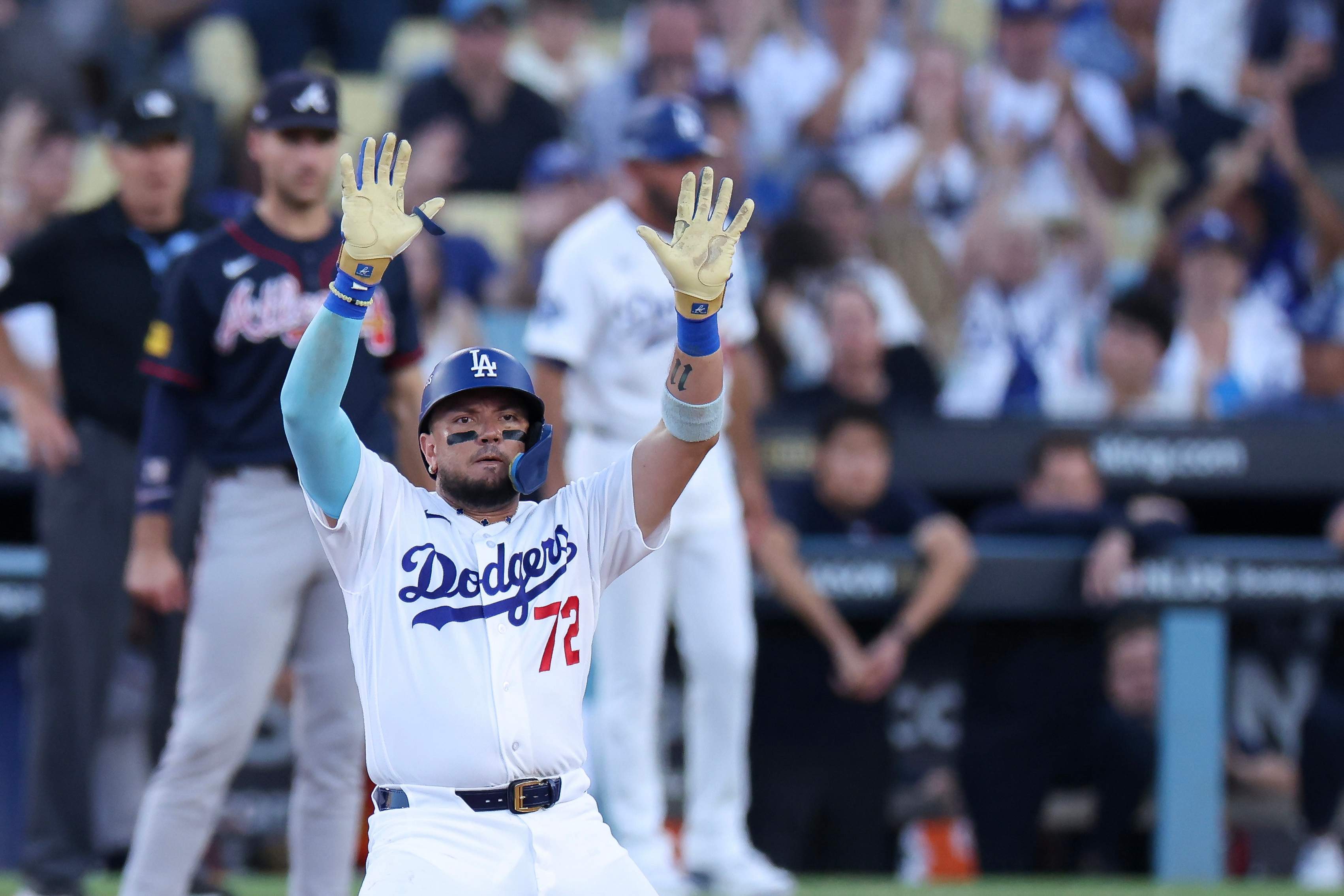 National League Division Series: Atlanta Braves v Los Angeles Dodgers - Game Two