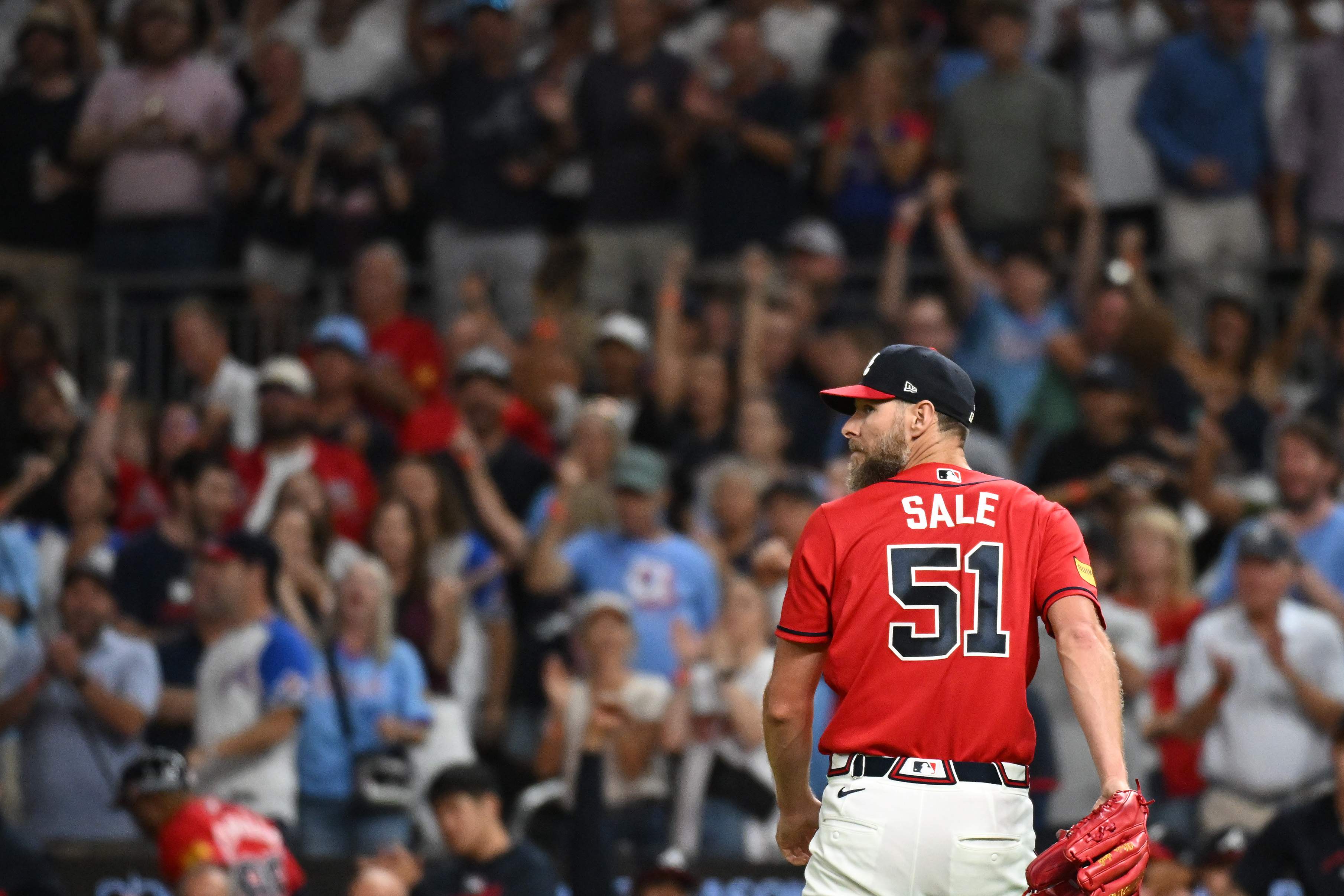 Atlanta Braves pitcher Chris Sale is ready to face the Los Angeles Dodgers in Game Three, not worried about the past.