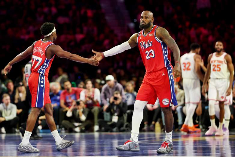 New York Knicks v Philadelphia 76ers