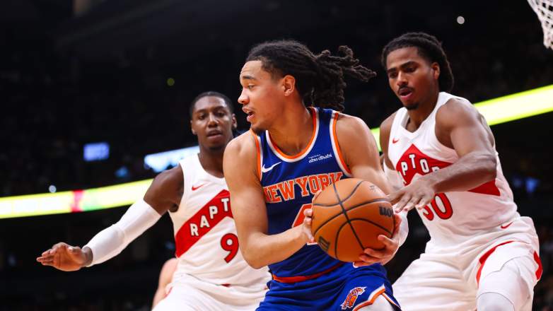 New York Knicks v Toronto Raptors