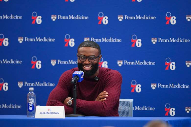 Philadelphia 76ers Introduce Jaylen Brown