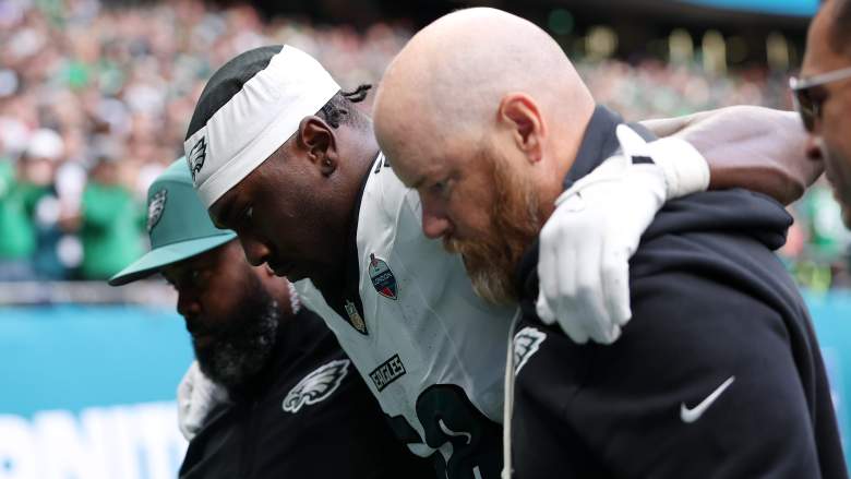Philadelphia Eagles linebacker Jalyx Hunt