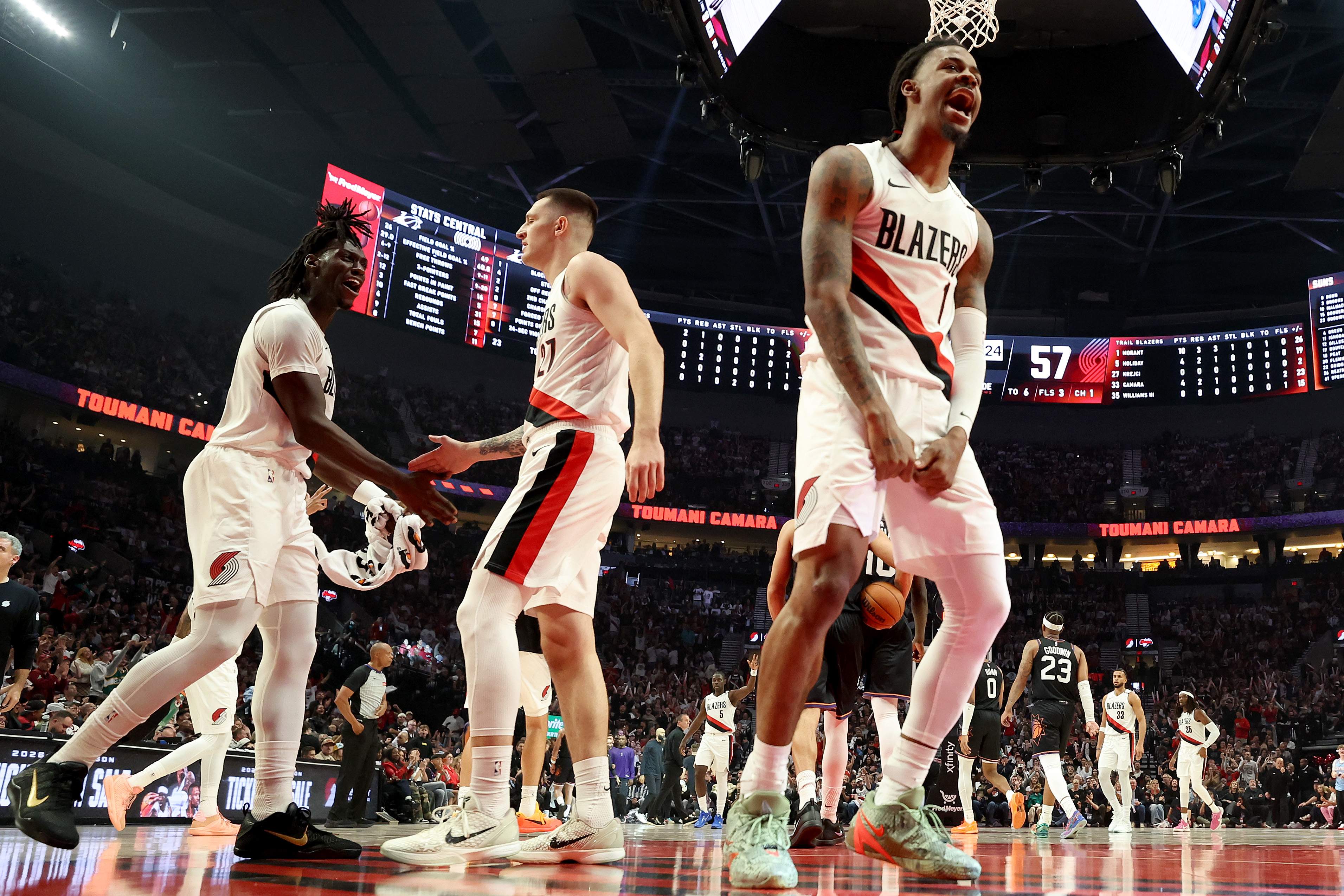 Phoenix Suns v Portland Trail Blazers