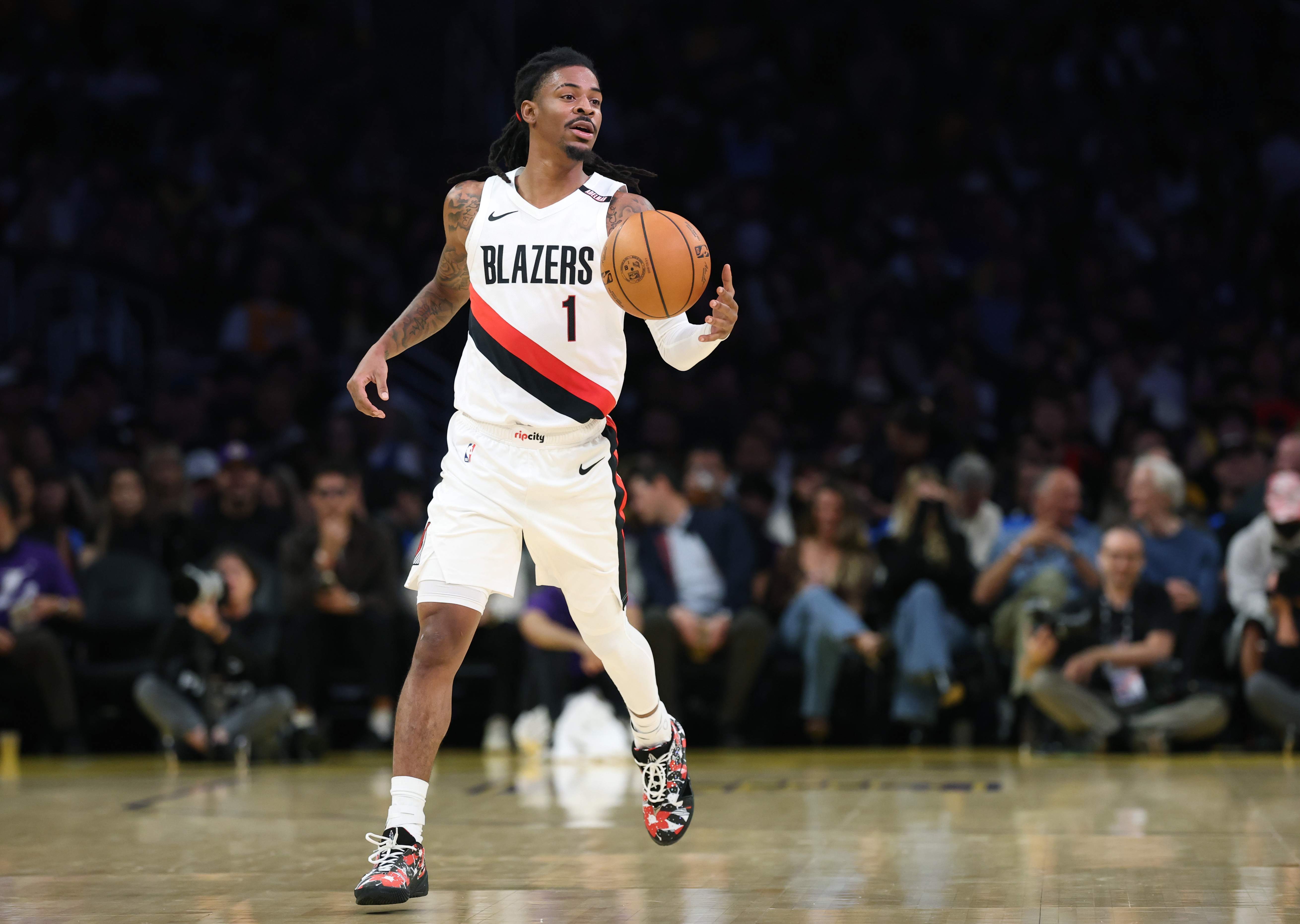 Portland Trail Blazers v Los Angeles Lakers