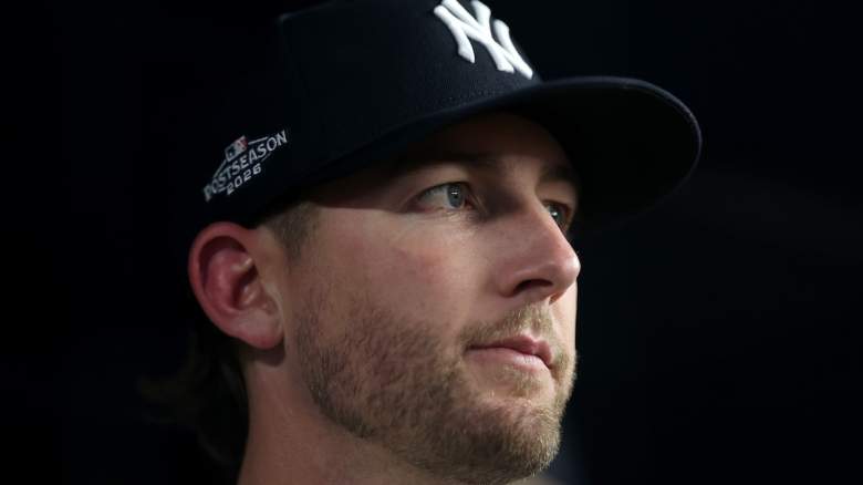 Ryan McMahon #19 of the New York Yankees looks on