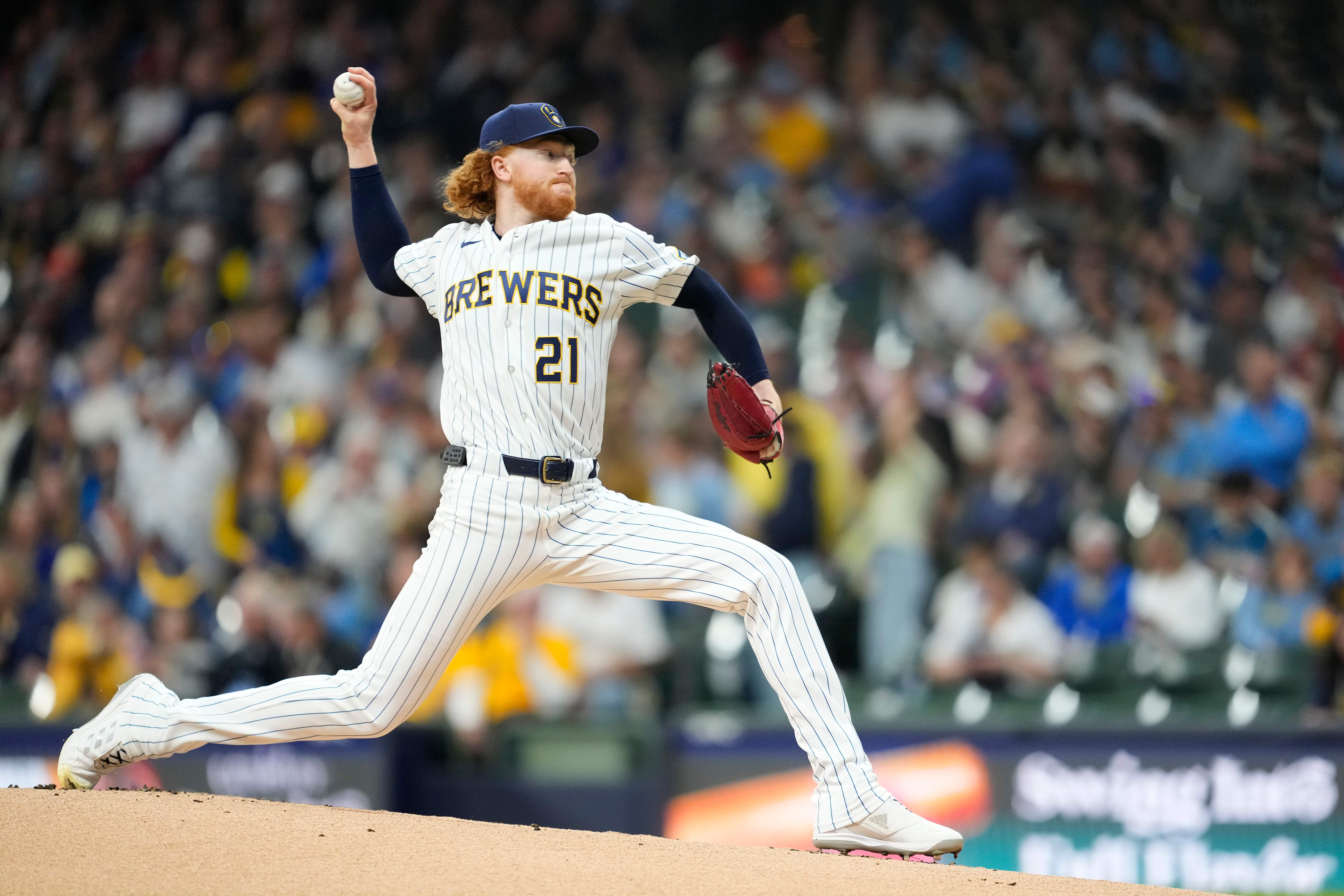 Milwaukee Brewers announce pitching plan for Game 3 against the San Diego Padres, Dustin May to start.