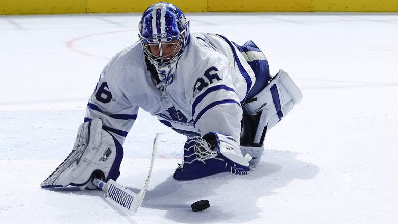 Jack Campbell, former Toronto Maple Leafs, Edmonton Oilers, Detroit Red Wings goalie