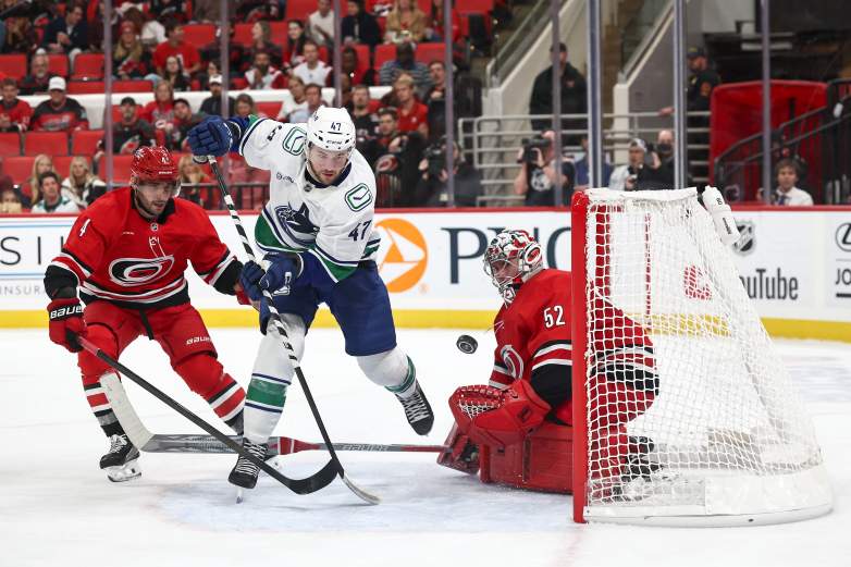 Vancouver Canucks v Carolina Hurricanes