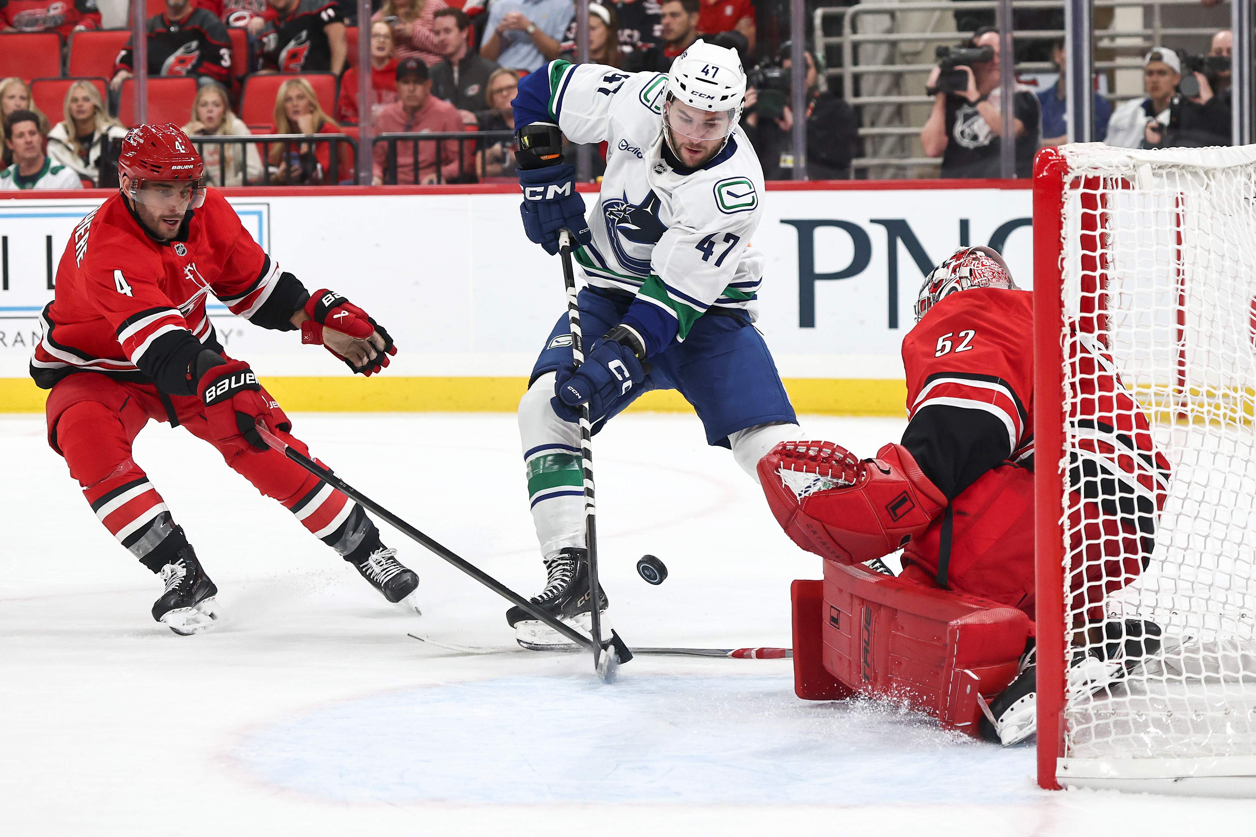 Vancouver Canucks v Carolina Hurricanes