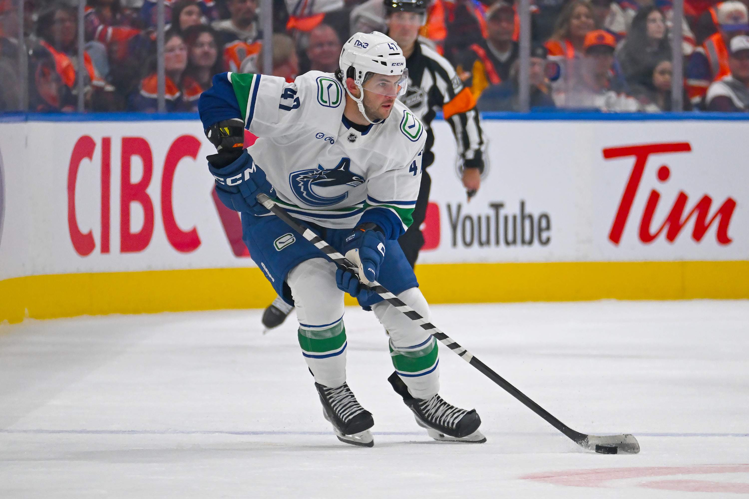 Vancouver Canucks v Edmonton Oilers