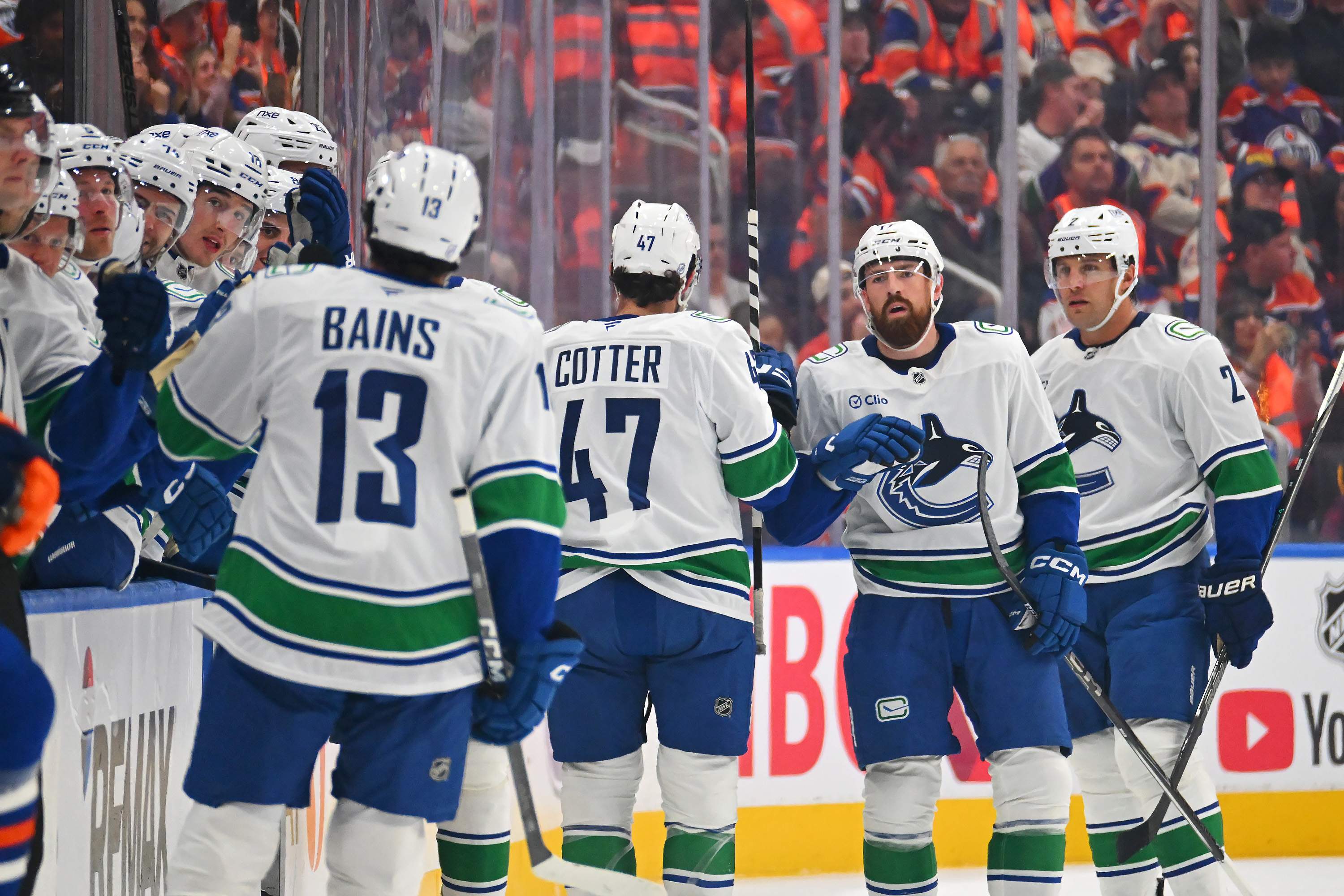 Vancouver Canucks v Edmonton Oilers