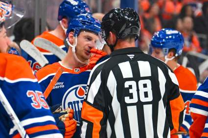 Oilers’ Zach Hyman Caught on Camera, His Reaction Has Hockey World Split