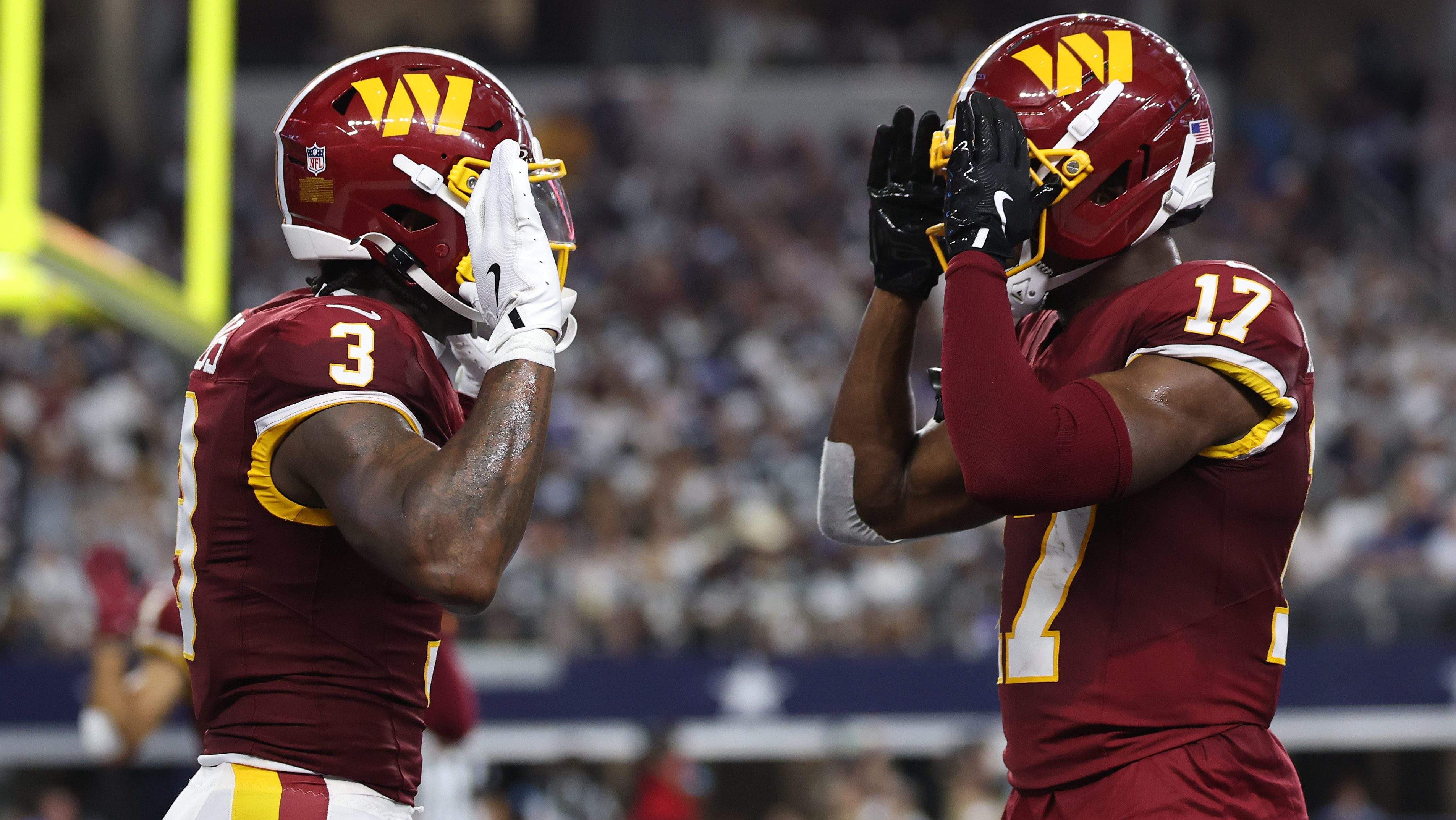 Commanders Vector Commanders Get Mixed Bag of Injury News on Terry McLaurin & Stefon Diggs