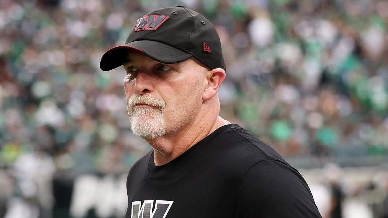 Washington Commanders head coach Dan Quinn