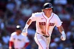 Getty BOSTON, MASSACHUSETTS – JULY 01: Nate Eaton #18 of the Boston Red Sox runs towards first base after hitting a RBI single against the Washington Nationals during the eighth inning at Fenway Park on July 01, 2026 in Boston, Massachusetts