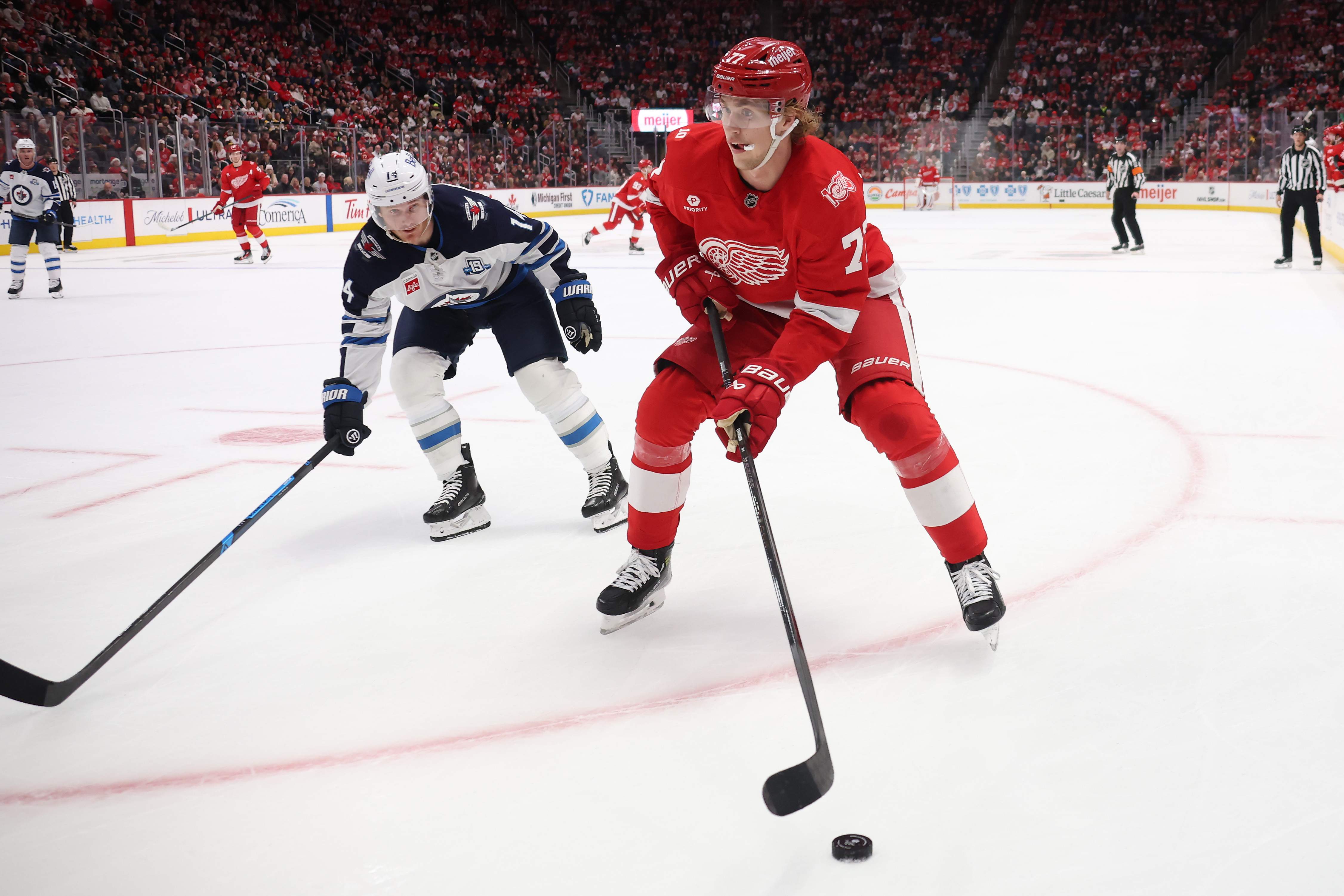 Winnipeg Jets v Detroit Red Wings