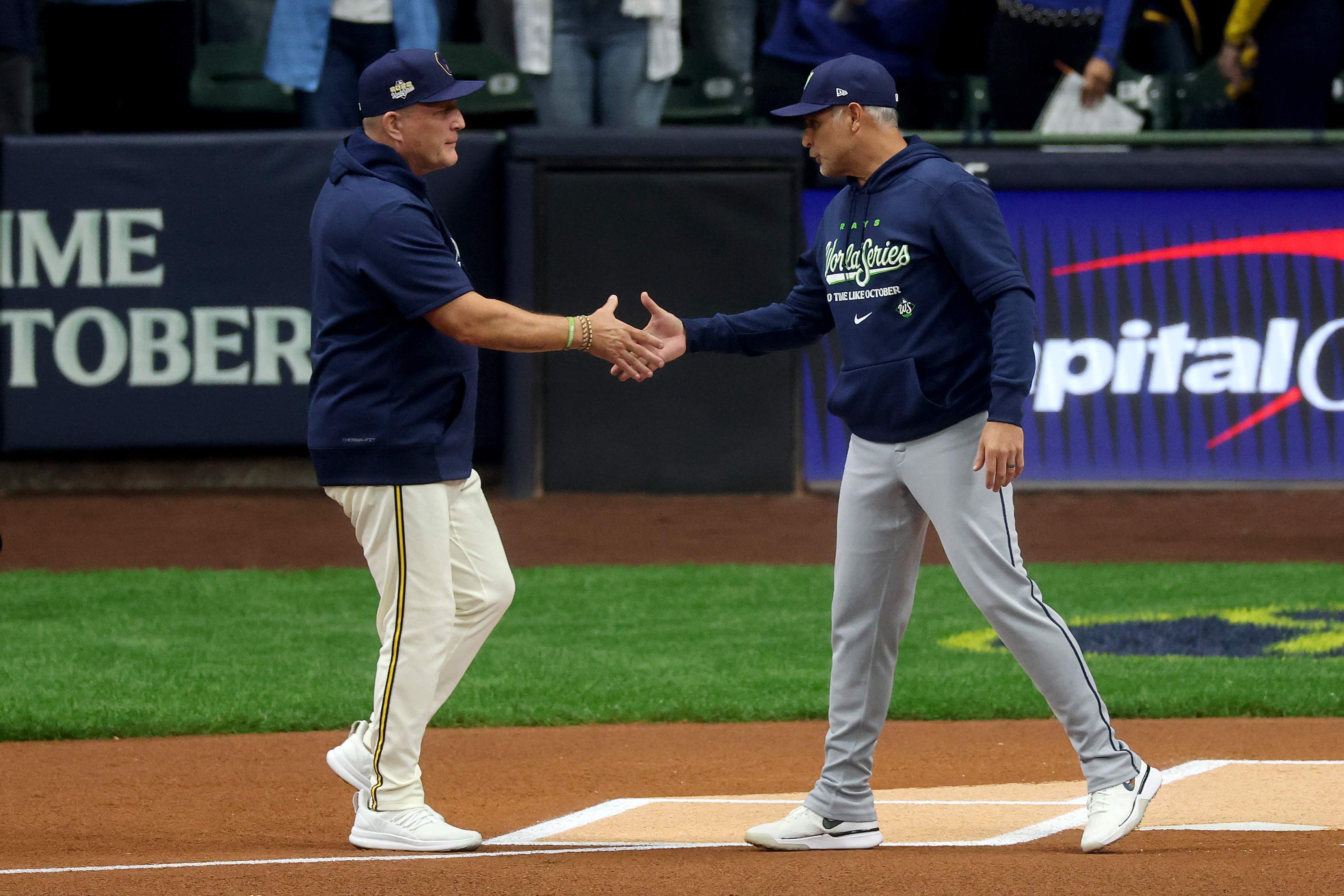 World Series: Tampa Bay Rays v Milwaukee Brewers - Game One