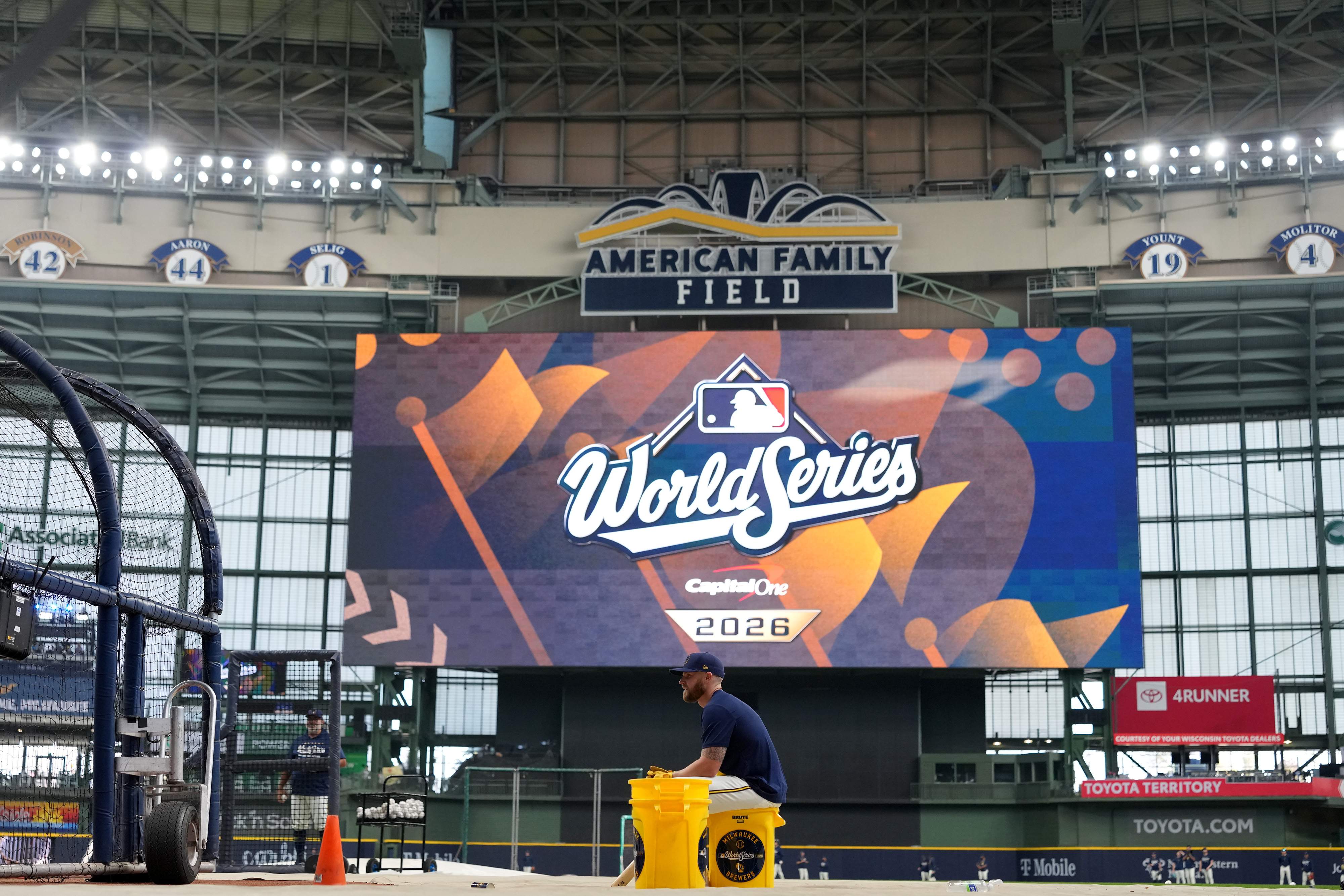 World Series: Tampa Bay Rays v Milwaukee Brewers - Workout Day